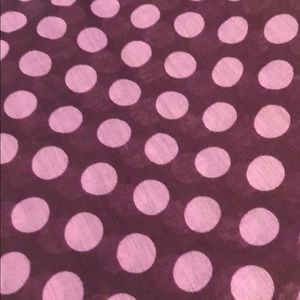 Purple/Pink PolkaDot Infinity Scarf